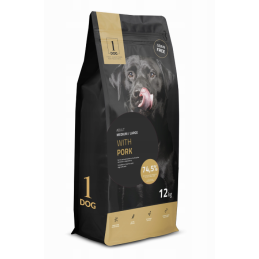 1DOG ADULT 12KG PORK M/L...